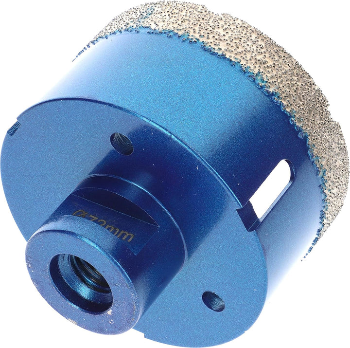 PRODIAMANT Diamant Fliesenbohrer 72 mm x M14 Fliese, Feinsteinzeug, Keramik für Winkelschleifer Prem