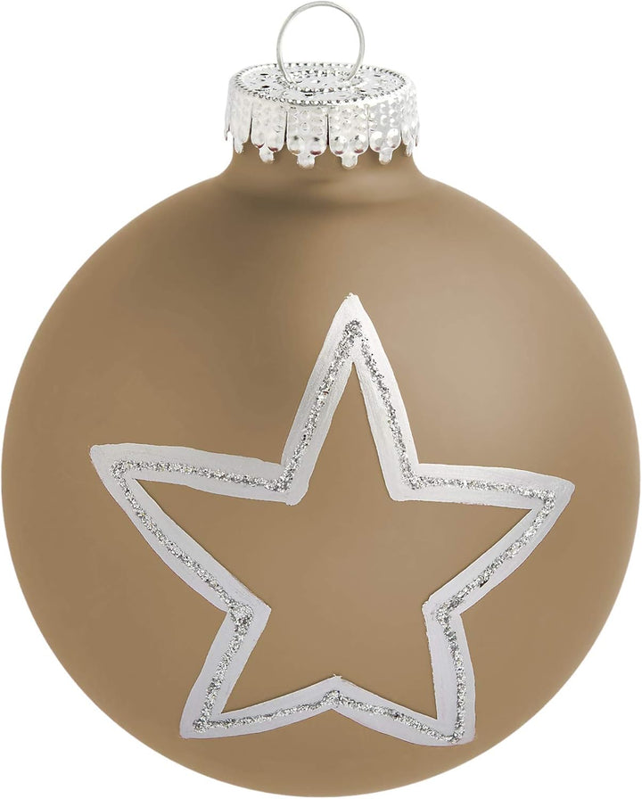 Krebs & Sohn 20er Set Glas Christbaumkugeln - Weihnachtsbaum Deko zum Aufhängen - Weihnachtskugeln 5