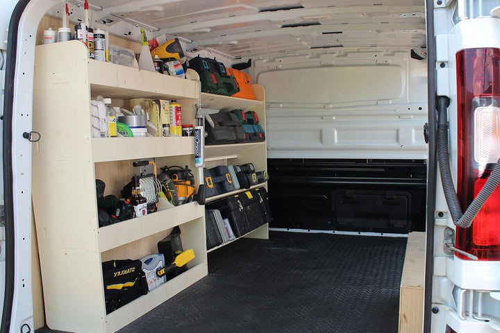 Vanify - Kompatibel mit Opel VIVARO L2 2014-19 Fahrzeugeinrichtung Fahrzeugregale, Werkzeugkasten un