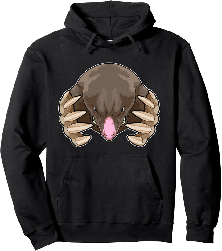 Verrückter Maulwurf Pullover Hoodie