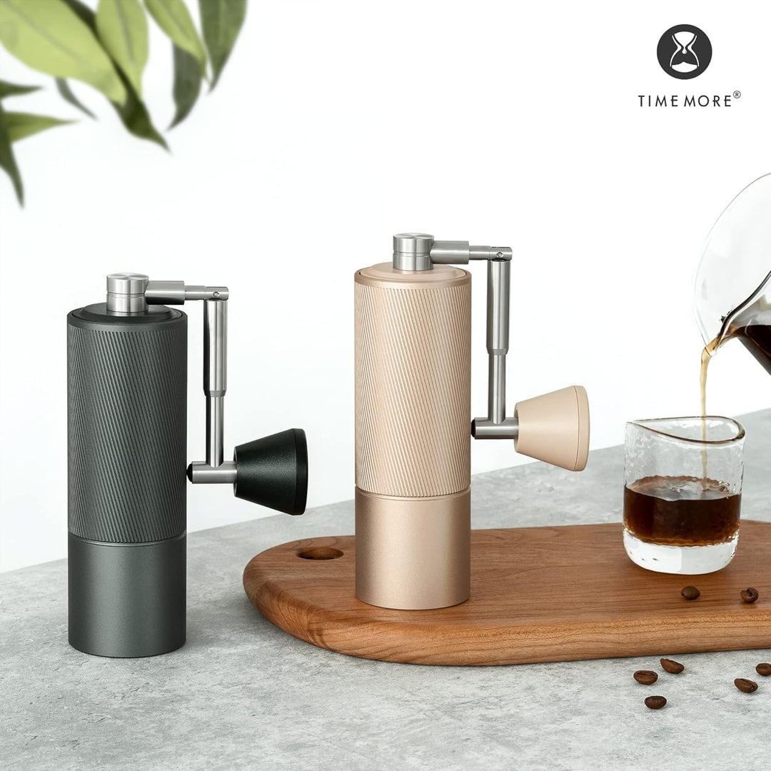 TIMEMORE Chestnut C2 FOLD Kaffeemühle Manuelle, Edelstahl Kaffeemühle mit kegelförmigem Mahlwerk, Ha