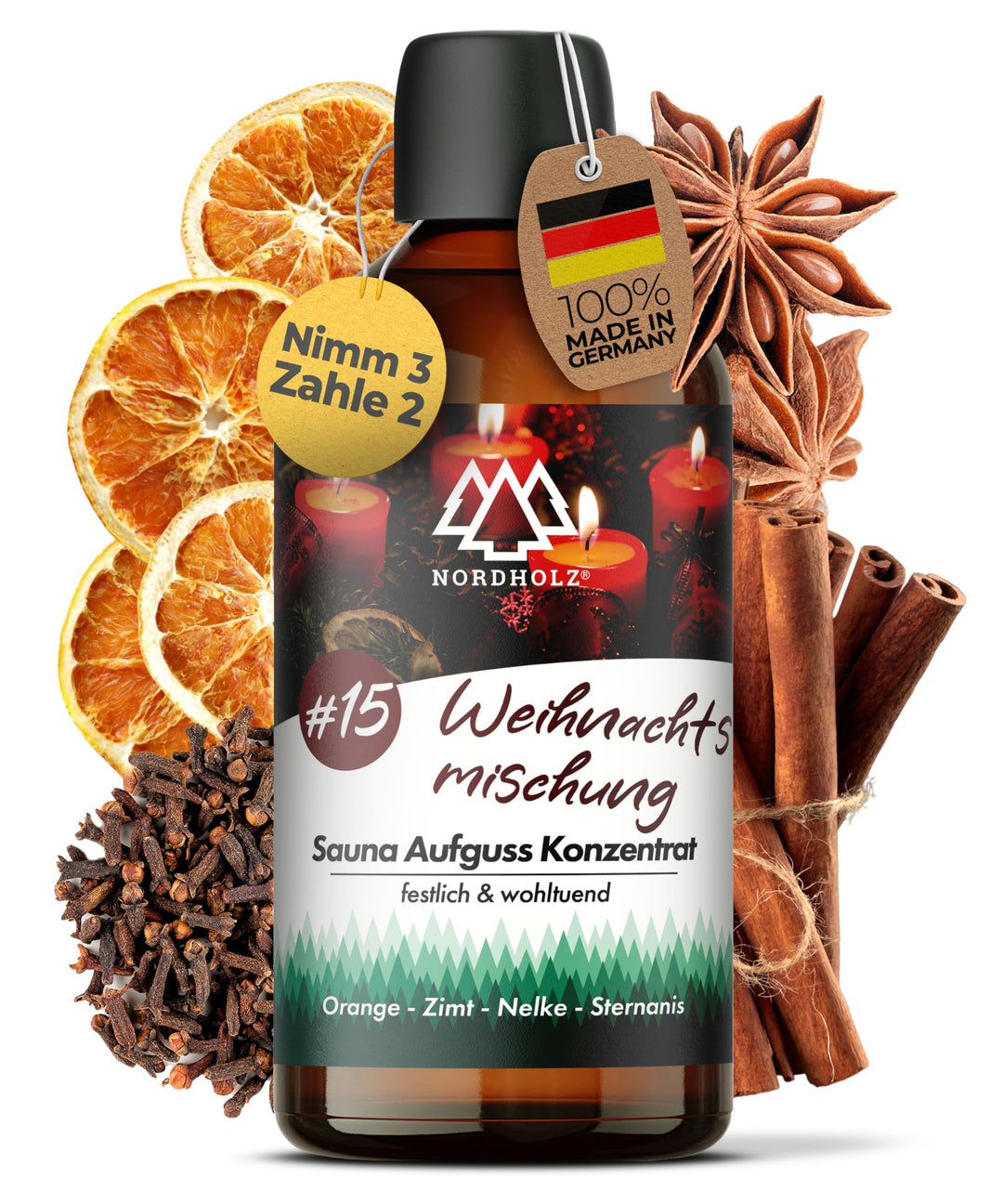 Saunaaufguss - Sauna Aufgussmittel premium Qualität [24 Sorten - 100ml] besonderer & natürlicher Sau