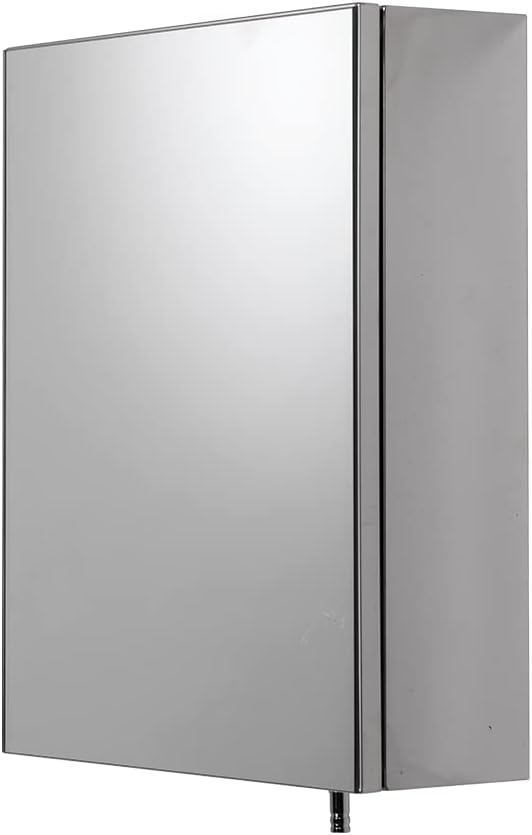 Croydex Schrank, Metall, Einzeltür Avon, Glas, Edelstahl, Single Door Avon Einzeltür, Avon Einzeltür