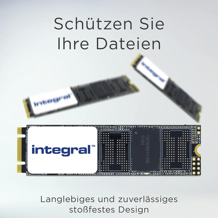 Integral 256GB M.2 SATA III 2280 Interne SSD, bis zu 500MB/s Lesen 400MB/s Schreiben 256GB M.2 2280
