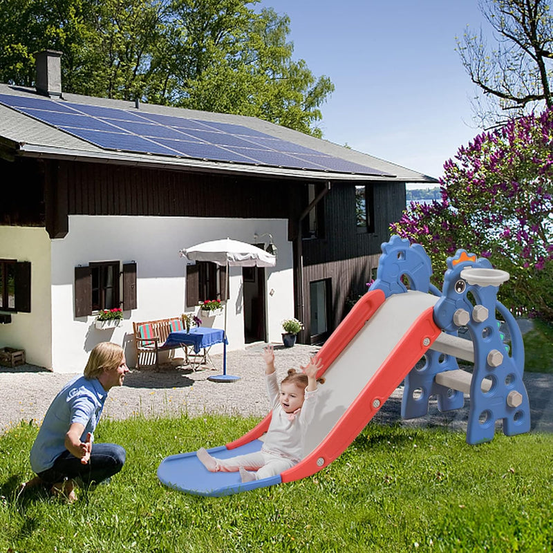 LZQ Kinder Freistehende Rutsche Indoor ab 1 Jahr, Spielzeugrutsche Kinderrutscher Kinder Spielplatz