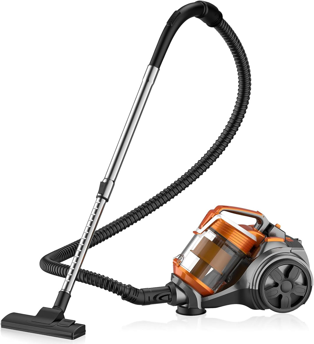 Staubsauger Beutellos 3600W, Bodenstaubsauger ohne Beutel, mit HEPA Filter, 5 m Reinigungsradius, 15