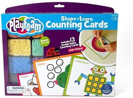 Learning Resources Playfoam Shape & Learn Zahlen, Aktivität zur Vorbereitung auf die Vorschule, ab 3