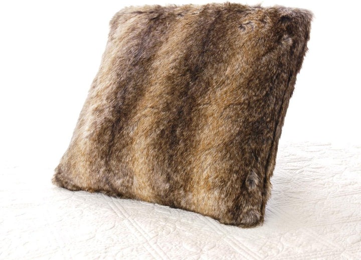 Felldecke Otter als Fellimitat in 5 Grössen Webpelzdecke Kuscheldecke oder Tagesdecke und Fellkissen