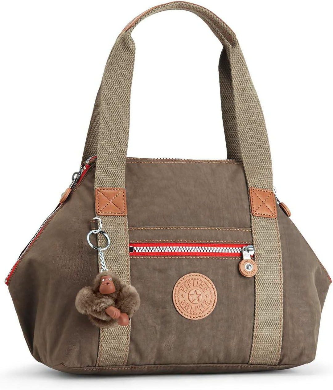 Kipling Damen Art Mini Henkeltasche, Beige (True Beige C), 34x21x18.5 cm True Beige Combo, True Beig