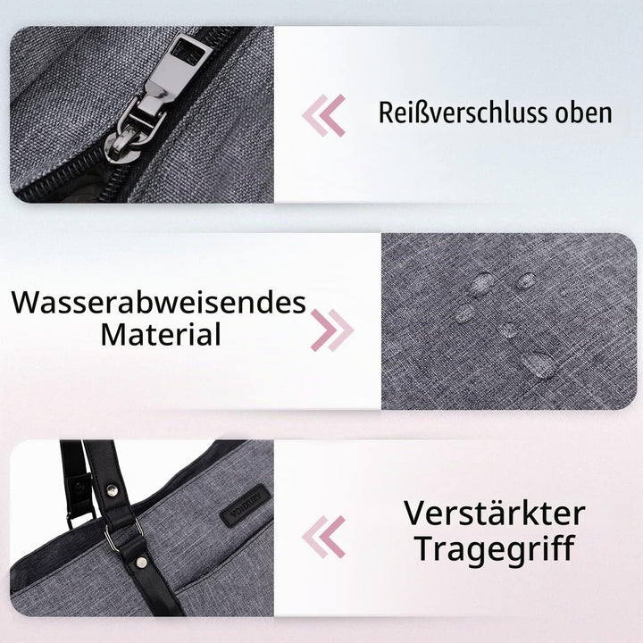 VX VONXURY Laptop Handtasche Damen Laptoptasche,15,6 Zoll Computer Umhängetasche Lehrer Arbeitstasch