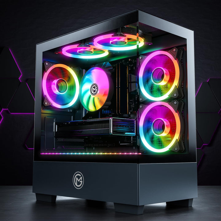 GameMachines Evolv - Gaming PC - AMD Ryzen 7 5700X - GeForce RTX 4070-1TB SSD - 32GB DDR4 - WLAN - W