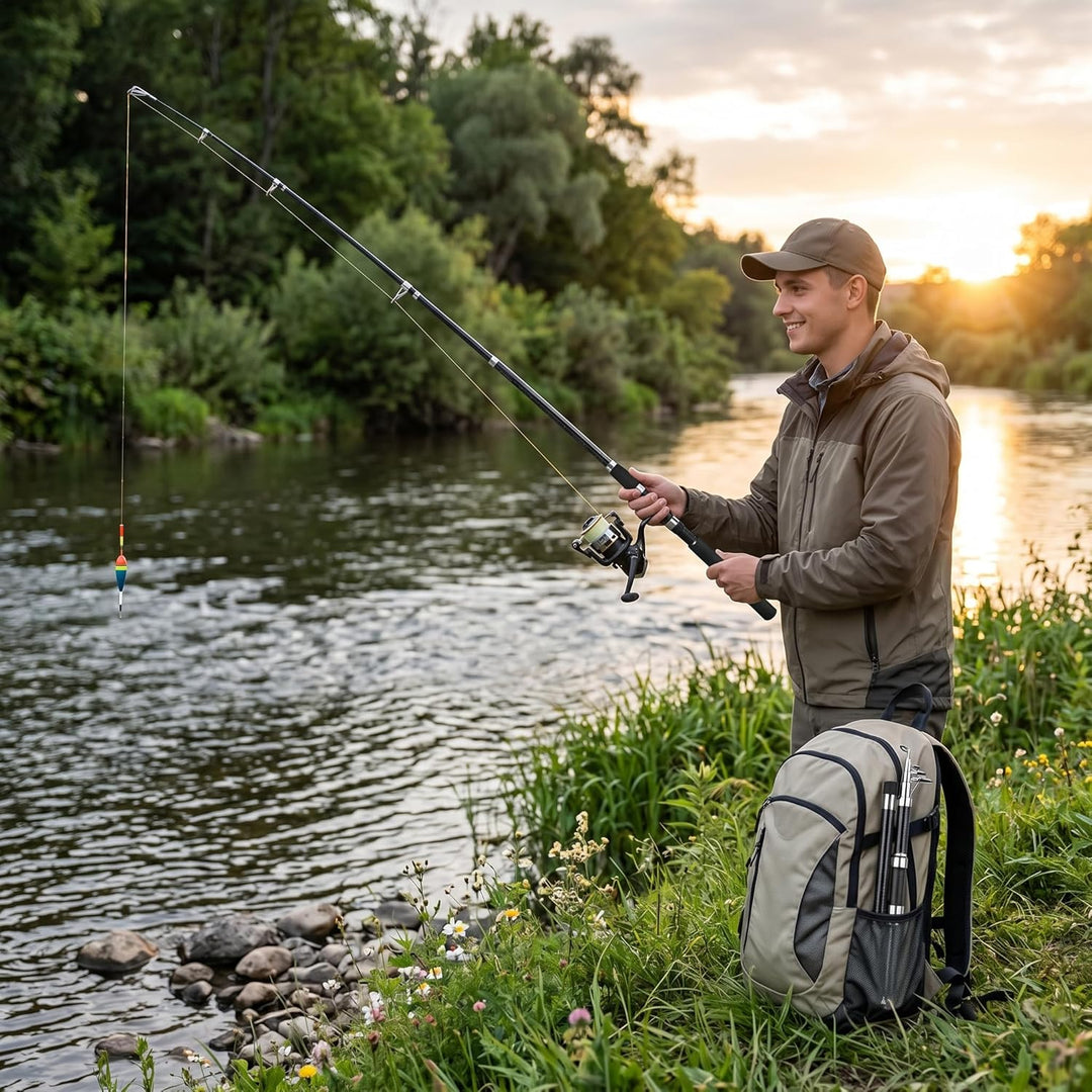 Angelrutenrollenkombinationen, Integrierte Angelrute und Beiliegendes Reel Tackle Folding Zubehör Zu