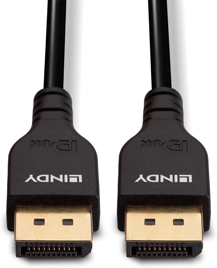 LINDY 36463 3m DisplayPort 1.4 Kabel, Slim
