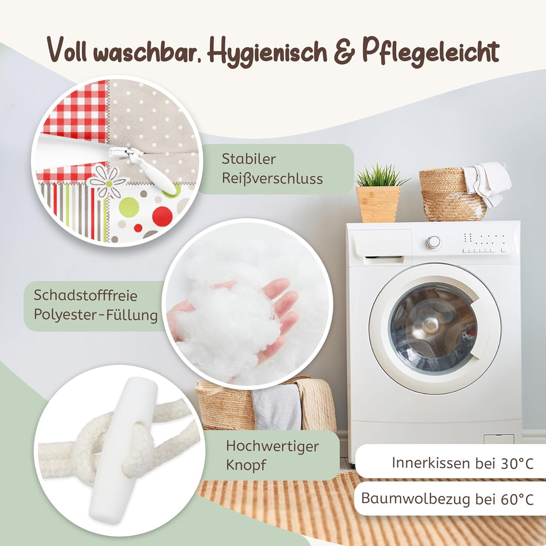 joyfill Stillkissen I Von Hebammen Getestet I XXL Schwangerschaftskissen &amp; Seitenschläferkissen I La