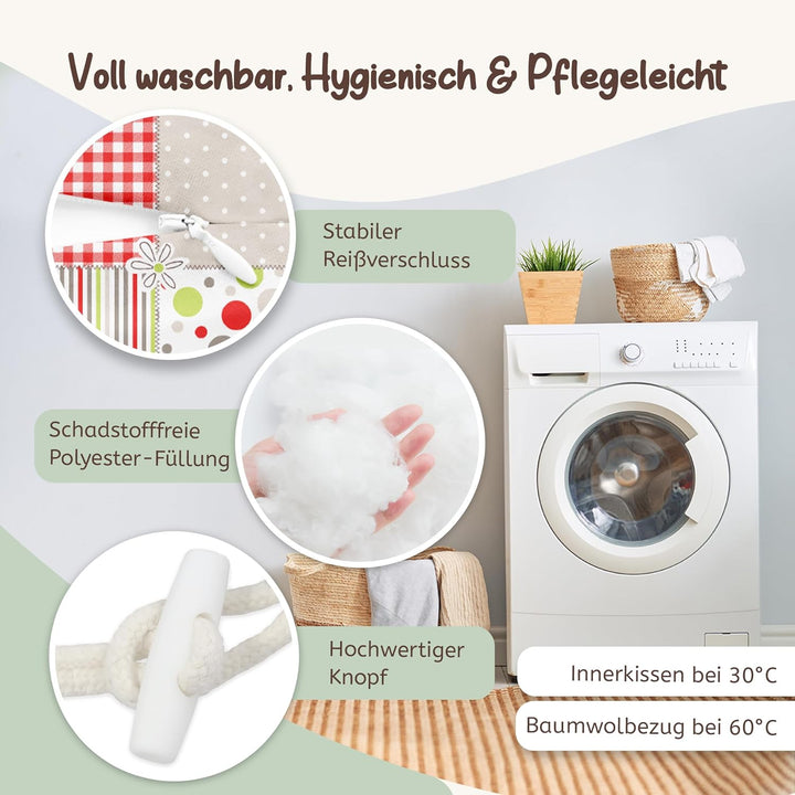 joyfill Stillkissen I Von Hebammen Getestet I XXL Schwangerschaftskissen &amp; Seitenschläferkissen I La