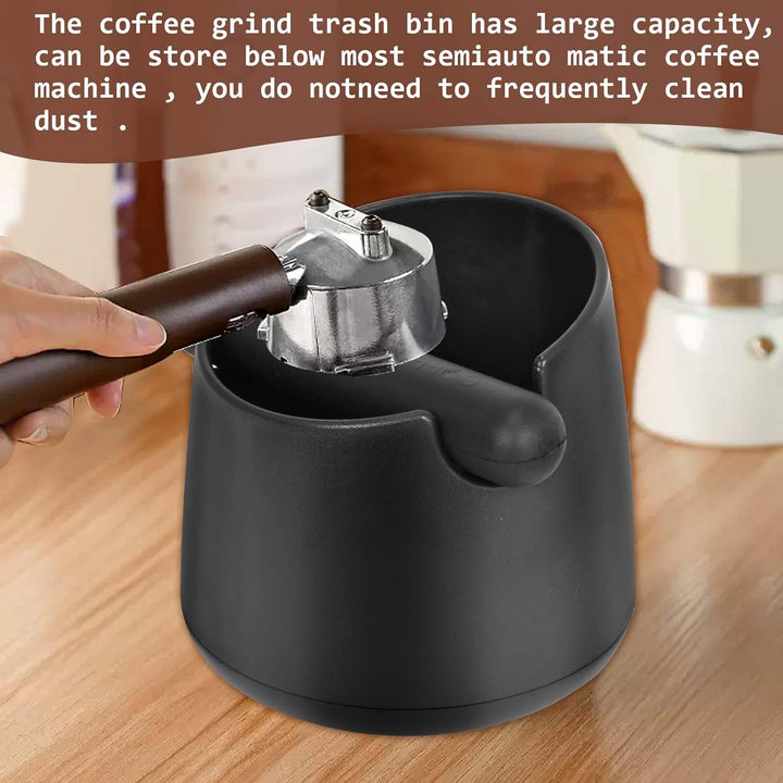 Abklopfbehälter für Siebträger, Kaffeesatz Abschlagbehälter, Espresso Knockbox, Sage Klopfbox Abschl