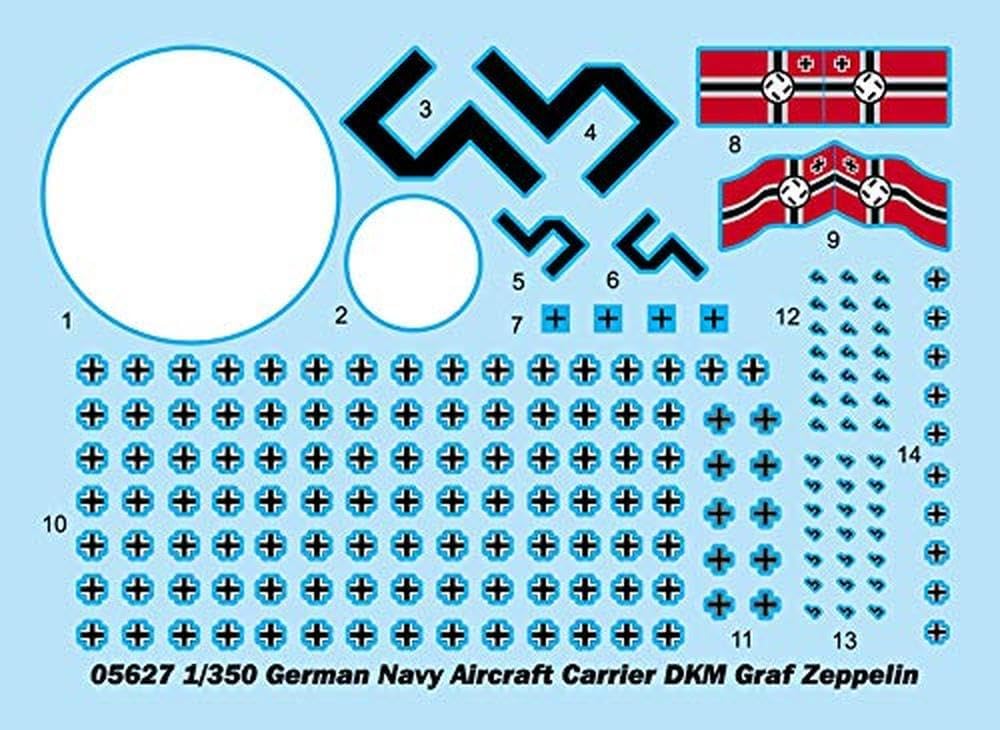 Trumpeter 1/350 DKM Graf Zeppelin, Mehrfarbig, 05627