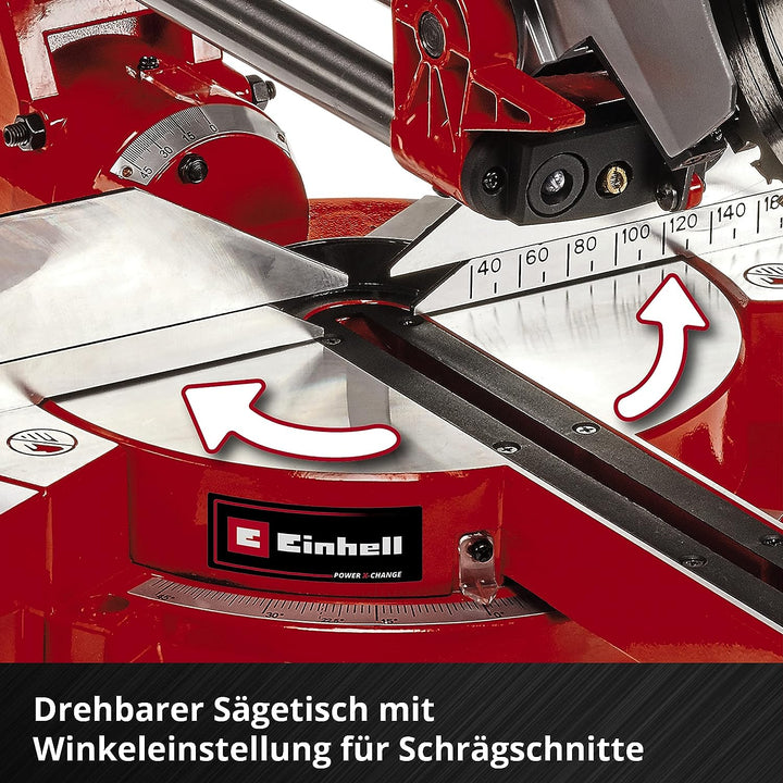 Einhell Akku-Zug-Kapp-Gehrungssäge TE-SM 36/210 Li - Solo Power X-Change (Lithium-Ionen, leichtgängi