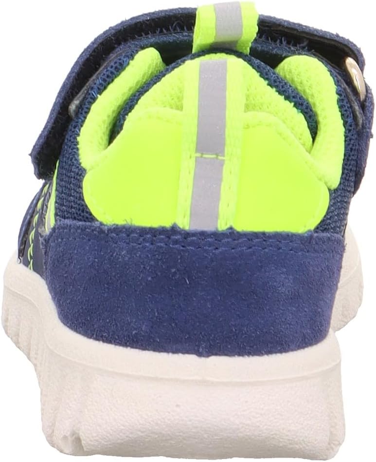 Superfit Jungen Sport7 Mini Sneaker 20 EU Blau Gelb 8050, 20 EU Blau Gelb 8050
