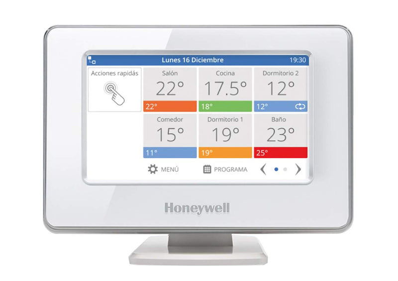 evohome Smarter WiFi-Thermostat THR99C3100 + 1 Paket THR0924HRT Honeywell Home evohome Wi-Fi Zentral