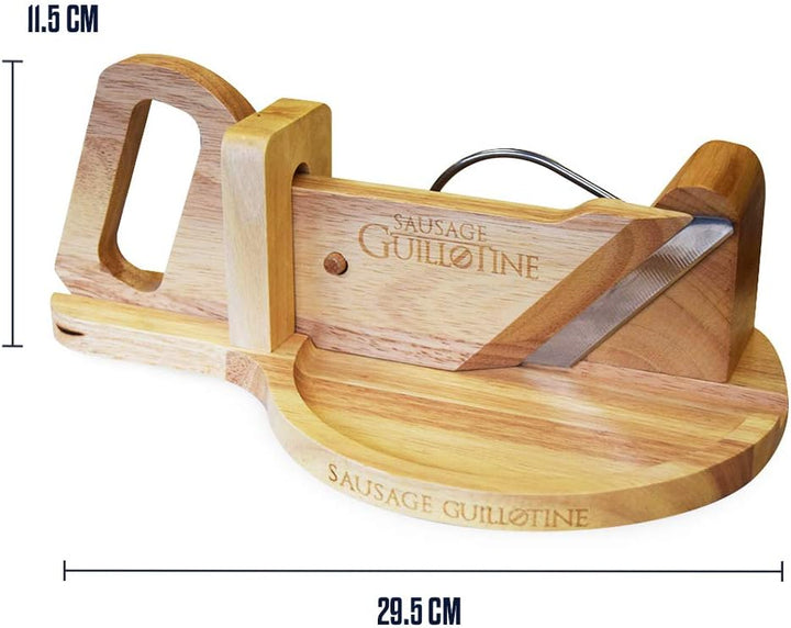 mikamax - Wurst Schneider Guillotine - Traditionelle Wurstschneidemaschine - Sausage Guillotine - 30