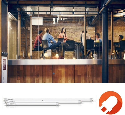 OSRAM LED Röhre Substitube Star mit G13 Sockel, aus hochwertigem Glas, Länge: 1.2 Meter, Warmweiss (