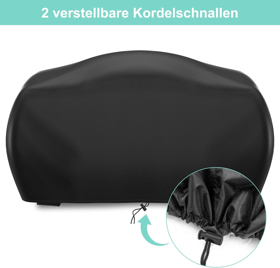 Grillabdeckung passend für Ninja Woodfire Grill [OG701EU]mit Gummiband und 2 verstellbaren Kordeln,