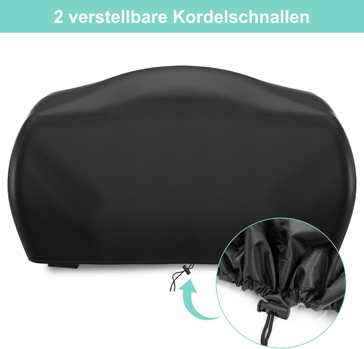 Grillabdeckung passend für Ninja Woodfire Grill [OG701EU]mit Gummiband und 2 verstellbaren Kordeln,