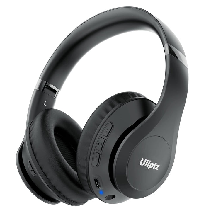 Uliptz Bluetooth Kopfhörer Over Ear, 65 Stunden Spielzeit Kopfhörer Kabellos Bluetooth mit 6 EQ-Modi