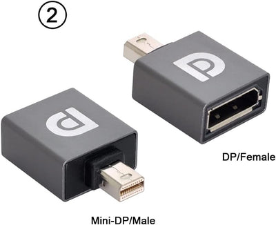 ChenYang Mini DisplayPort auf DisplayPort 1.2 Konverter Ultra-HD UHD Erweiterungsadapter für Video P