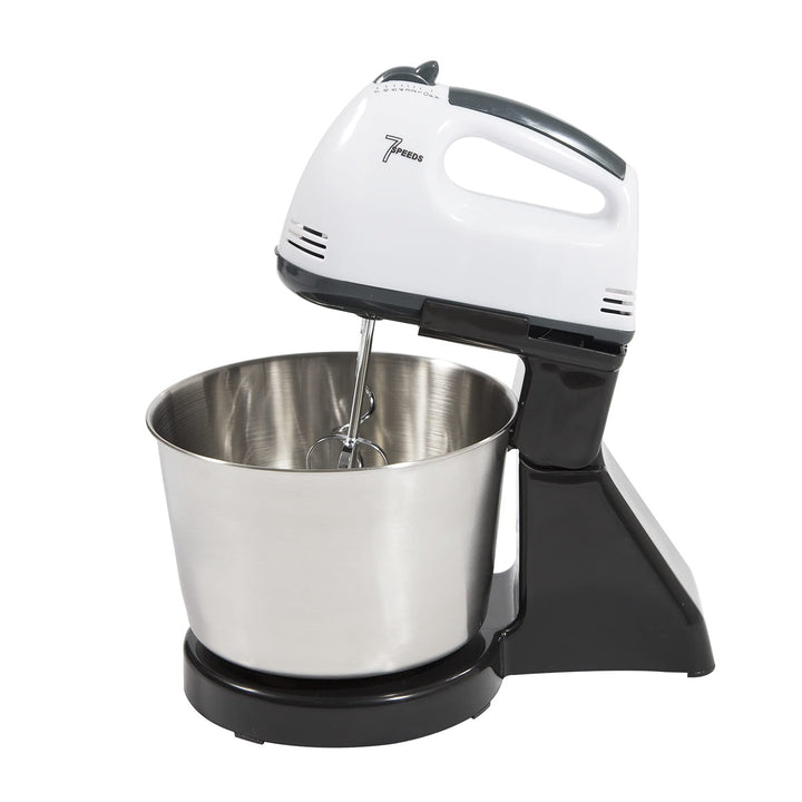 Küchenmaschine, 1.7L Handmixer Standmixer Rührmaschine 7 Stufige Geschwindigkeitsregelung, Handrührg