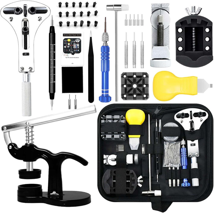 Uhren Reparatur Set, GLDCAPA Professionelles Uhrenbatterie Ersatz Set, Uhrenreparaturwerkzeuge mit T