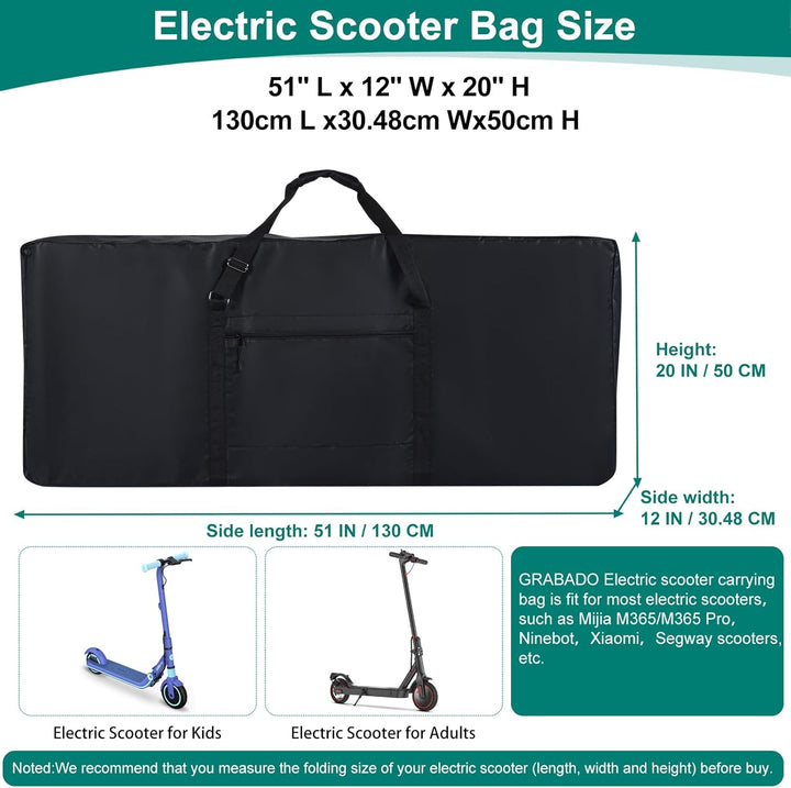 Scooter Tasche,Verbessert 900D Oxford Tasche für E-Scooter Wasserdicht，Universell E Roller tasche mi