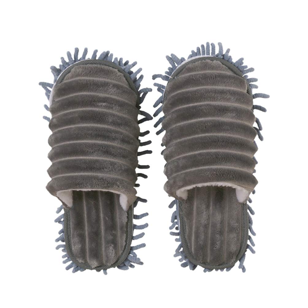 1 Paar Bodenwischer Lazy Slippers Hausschuhe Mop Schuhe Reinigungspantoffeln Putzschuhe Microfaser S