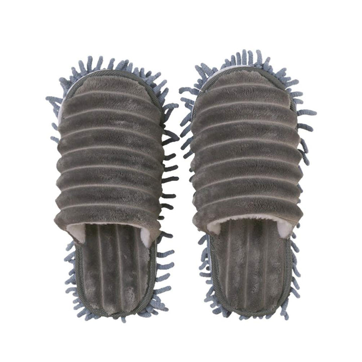 1 Paar Bodenwischer Lazy Slippers Hausschuhe Mop Schuhe Reinigungspantoffeln Putzschuhe Microfaser S