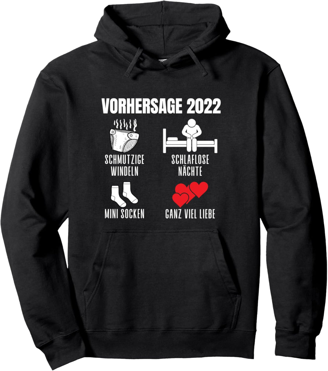 WERDENDER PAPA VORHERSAGE 2022 - ICH WERDE PAPA Pullover Hoodie