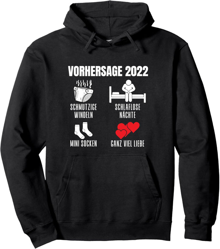 WERDENDER PAPA VORHERSAGE 2022 - ICH WERDE PAPA Pullover Hoodie