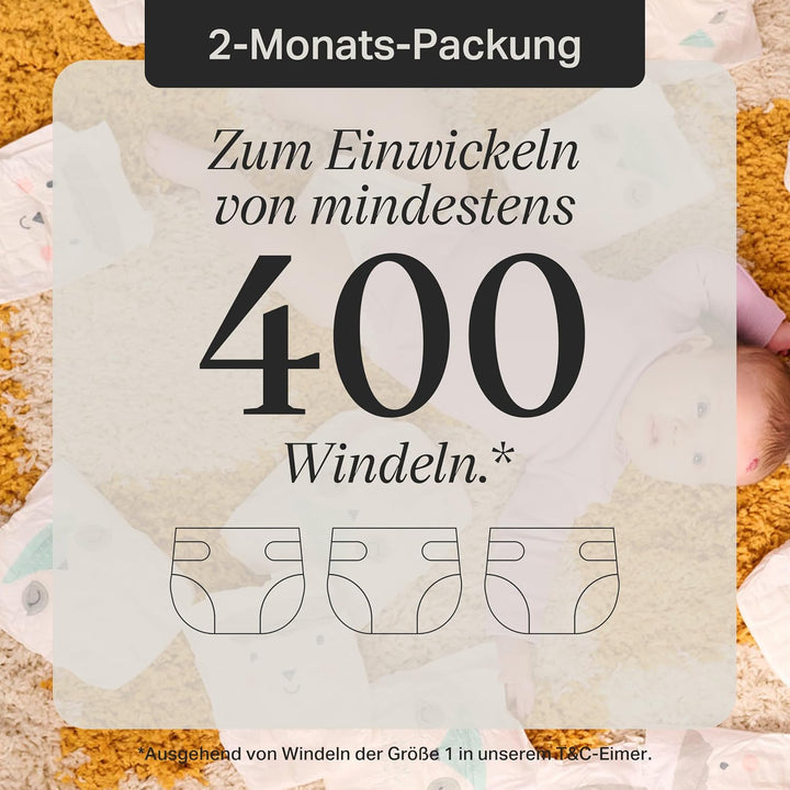 Tommee Tippee Twist &amp; Click Advanced Windelbehälter, Original-Nachfüllkassetten, exklusive 4er-Packu