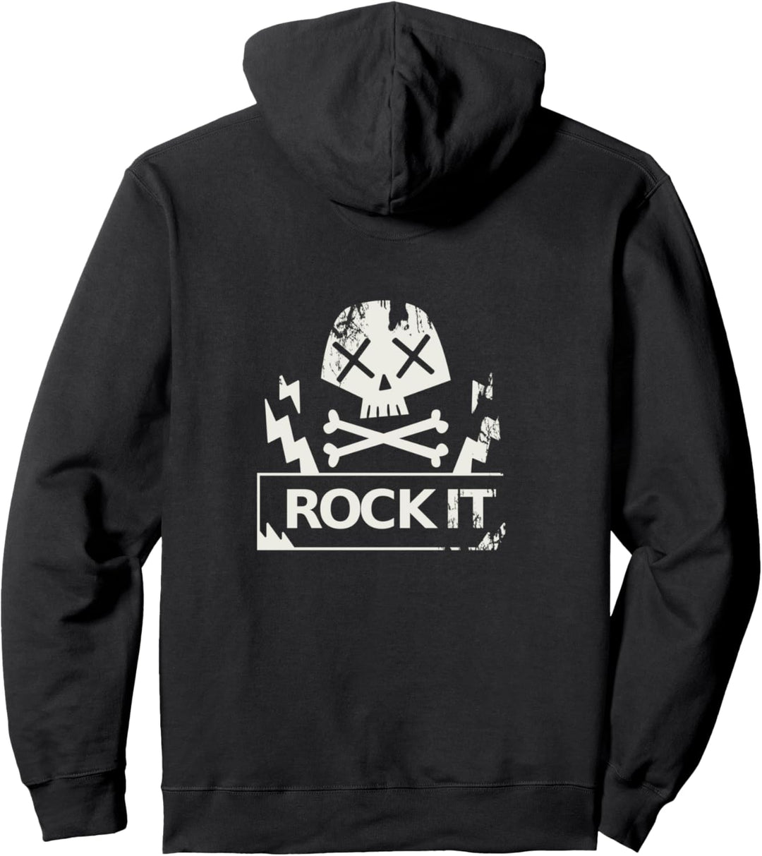 Rock IT für RockStar Gitarrist oder Musiker Geschenk Pullover Hoodie