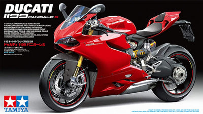 Tamiya 300014129 Ducati 1199 Panigale S Motorradmodell Bausatz 1:12, Mittel