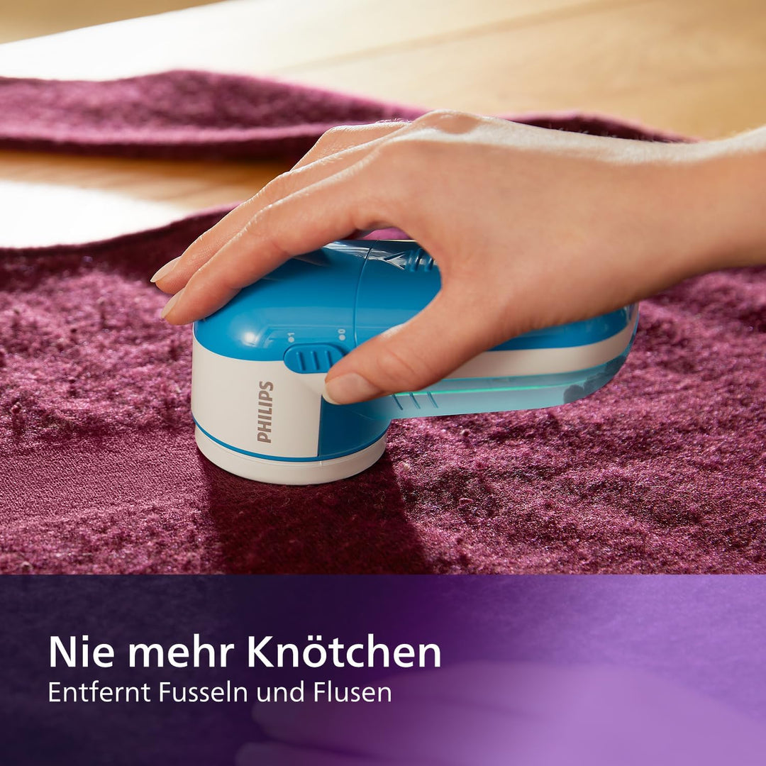 Philips Fusselrasierer – Fusselentferner für Kleidungsstücke, geeignet für alle Textilien, 2 Höhenei