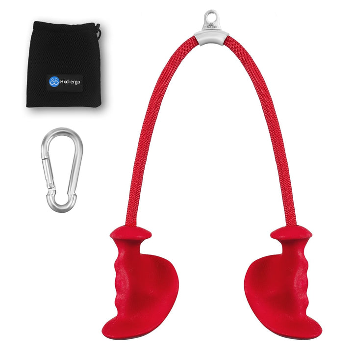 HXD-ERGO Trizeps Bizeps Seil Ergonomisches Griffe, Trizepsseil Gedrehtes Seil Bizeps Trizepstau zum