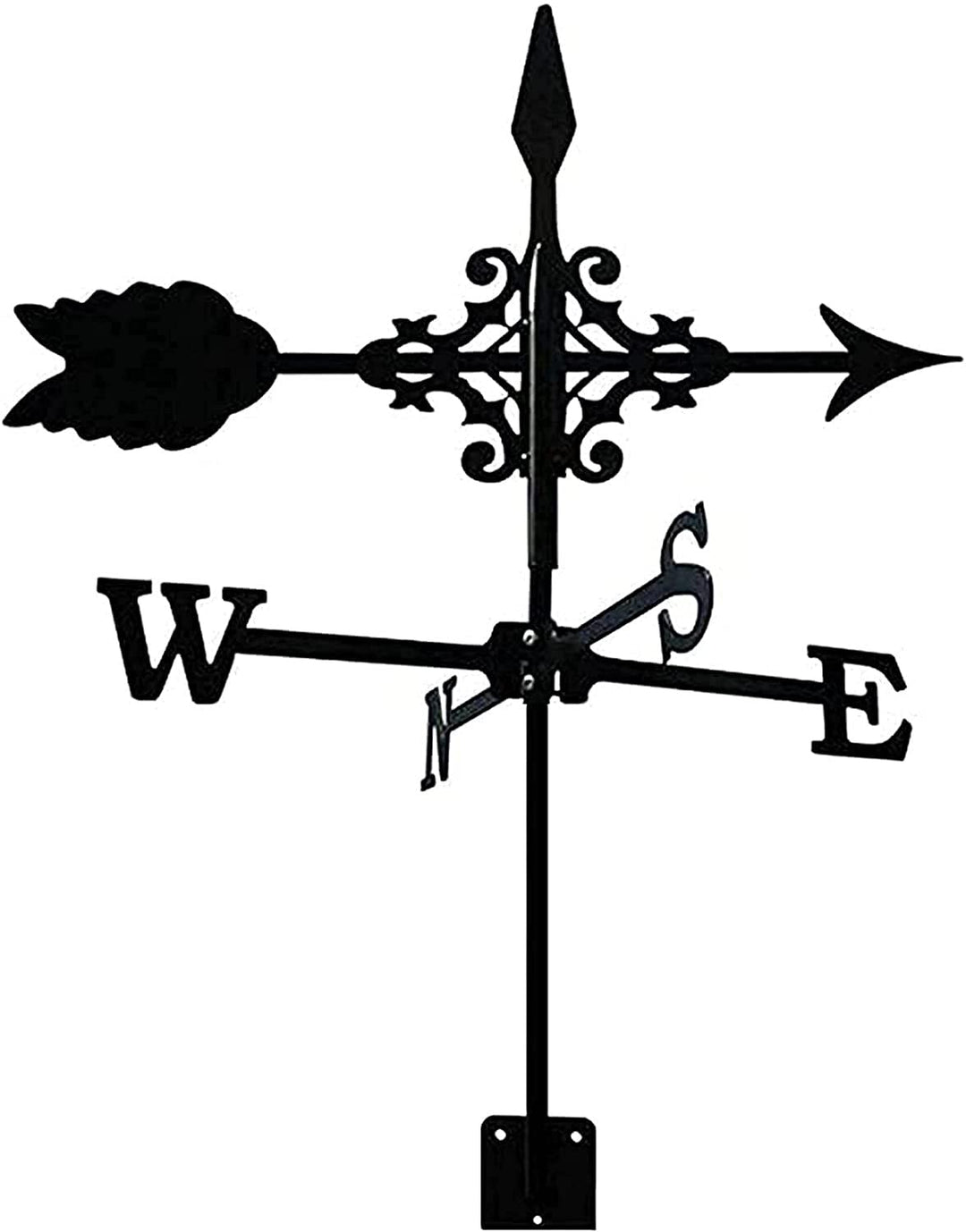 Wetterhahn fürs Dach Wetterhahn Metall Weathervane for Dach - Metall Wetterfahne Mit Pfeil Ornament