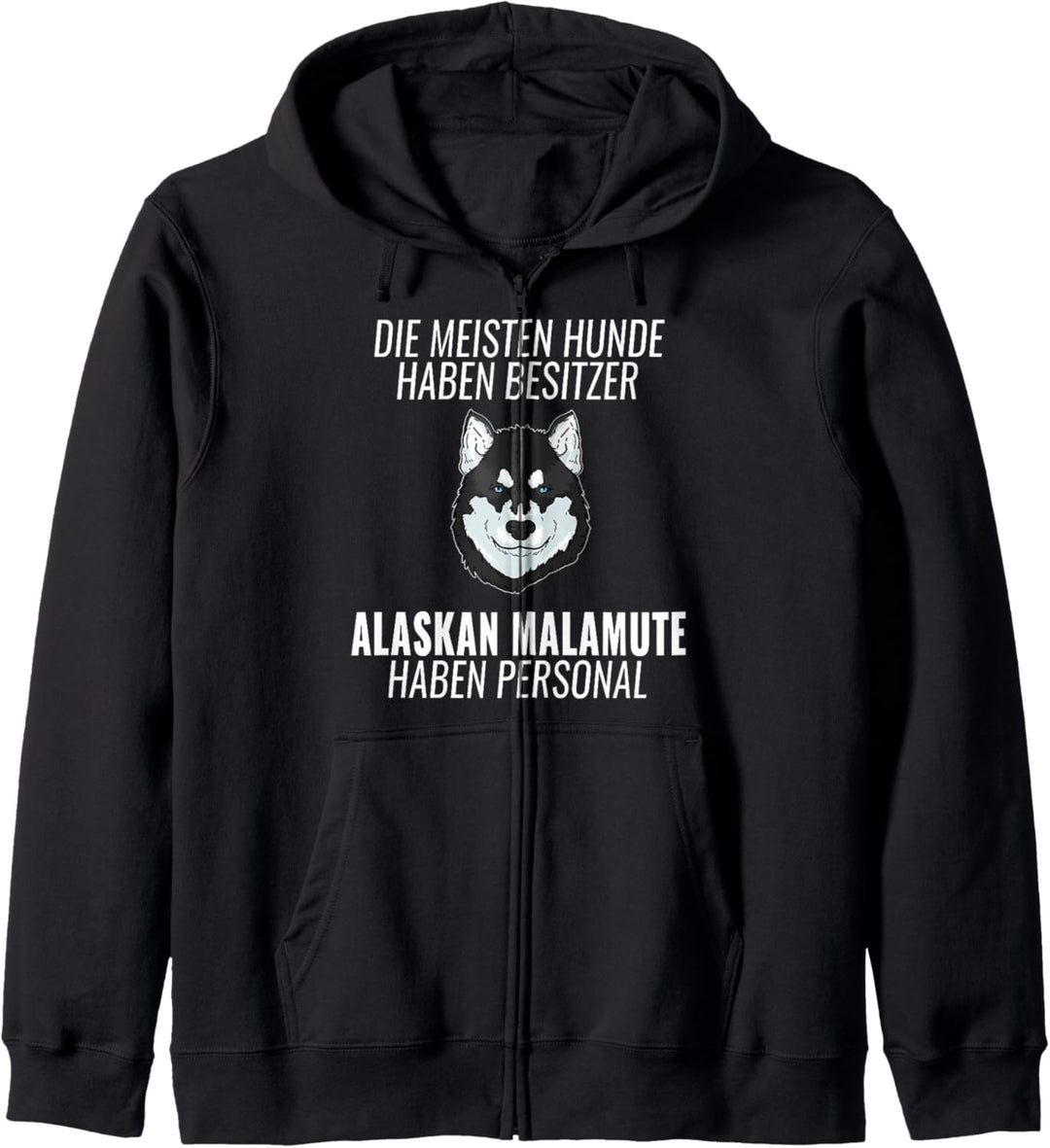 Lustiges Alaskan Malamute Personal Hundehalter Geschenk Hund Kapuzenjacke