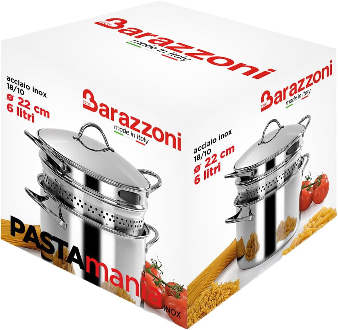 Barazzoni Pastamania mit Spaghettieri-Boden 22 cm