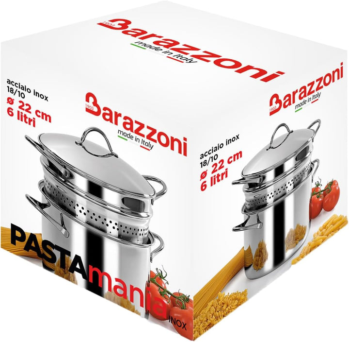 Barazzoni Pastamania mit Spaghettieri-Boden 22 cm