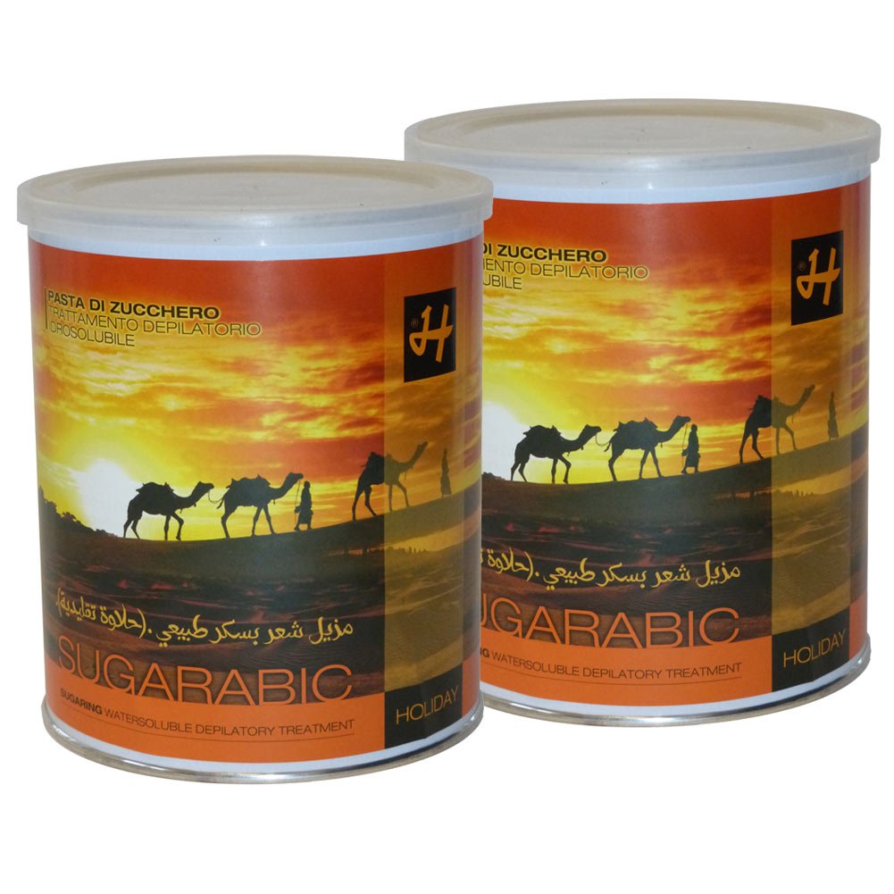 Zuckerpasten SUGARABIC 2 x 1 kg Sugaring Zuckern die effektive langfristige Haarentfernung ohne Vlie