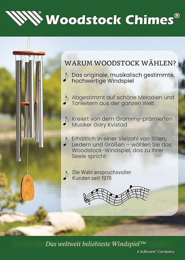 Woodstock Encore Collection Windspiel Chimes of Mercury, bronze Bronze 35,6 cm, Bronze 35,6 cm
