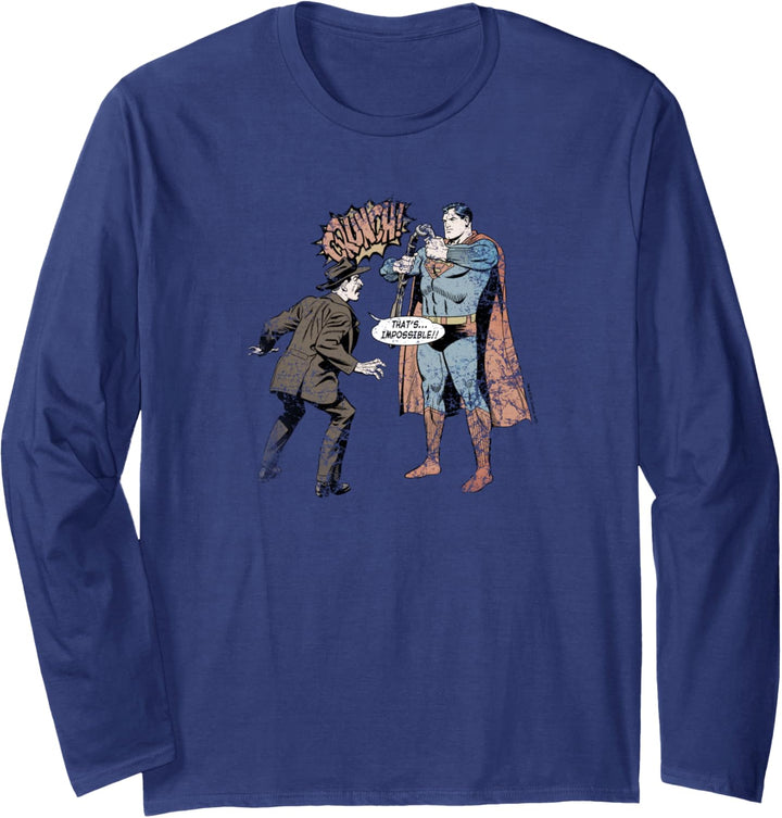 Superman Gun Control Langarmshirt