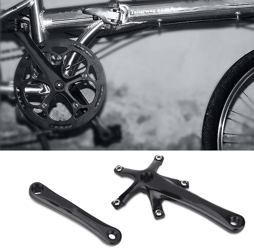 Dioche Kurbelgarnitur Fahrrad, 170 mm Mountain Road Bike Legierung Fahrrad Kettenrad Kurbel Ersatzte